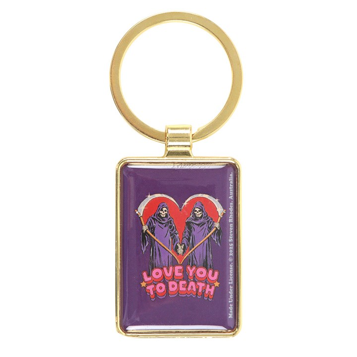 Steven Rhodes Design Keyrings Dark Humour Funny Alternative Gift Retro Rude Crude