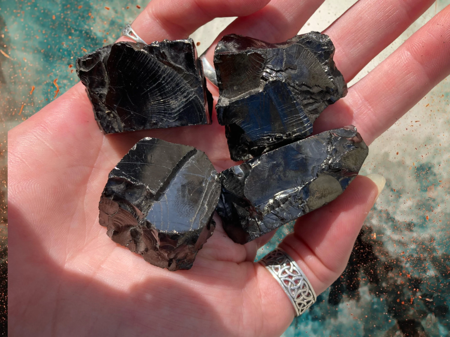 Raw Shungite Pieces Earth Energy