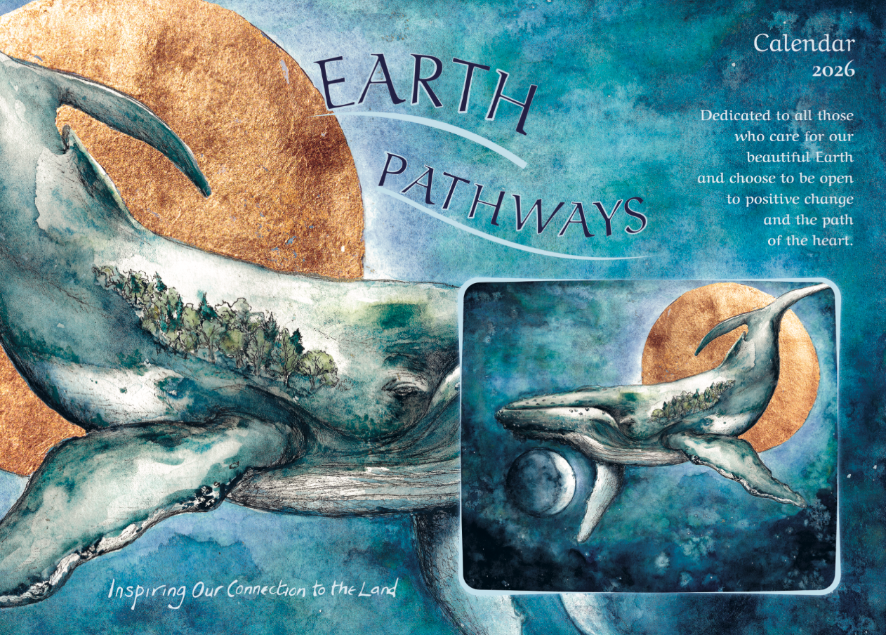 The Earth Pathways 2026 Diary / Calendar UK Nature Illustration Spiritual Gift