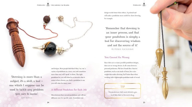 Pendulums for Guidance & Healing hardback Book by Maggie & Nigel Percy