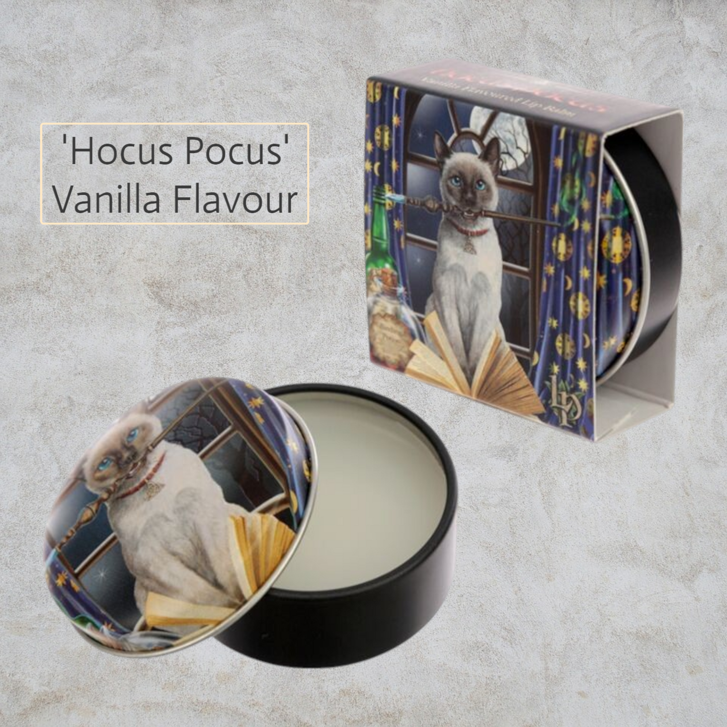 Lisa Parker Magical Cats Lip Balm in a Tin