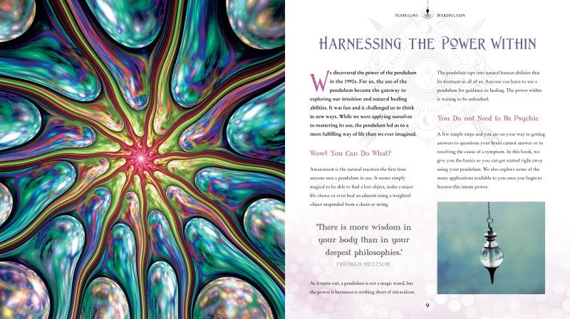 Pendulums for Guidance & Healing hardback Book by Maggie & Nigel Percy