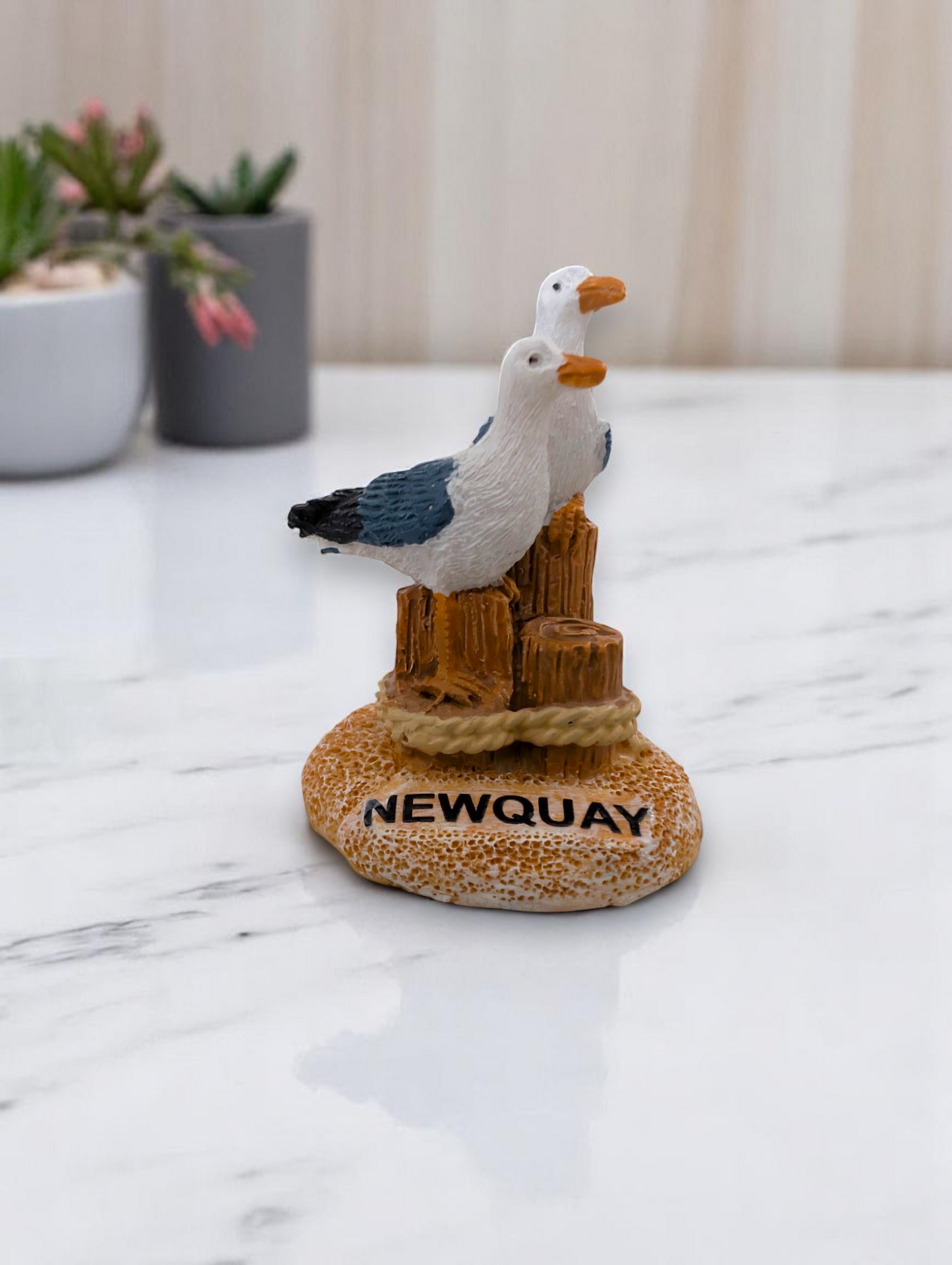 Newquay Cornwall Collectable Souvenirs Seagulls Dolphins Surf Harbour Beach Theme