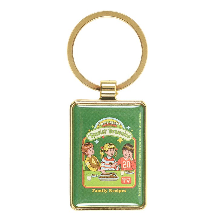 Steven Rhodes Design Keyrings Dark Humour Funny Alternative Gift Retro Rude Crude