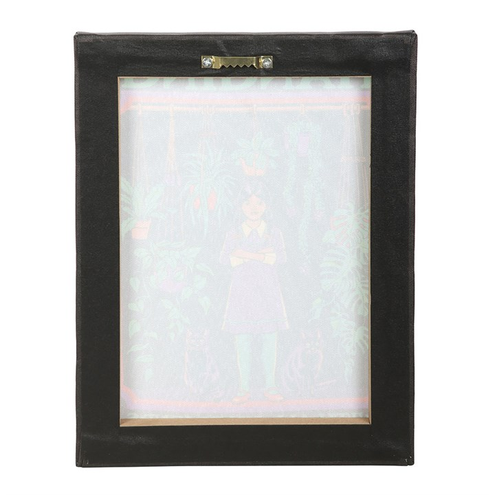 Steven Rhodes Hanging With All My Friends Canvas Plaque Witchy Alternative Gift Wall Hanging Plant Lover