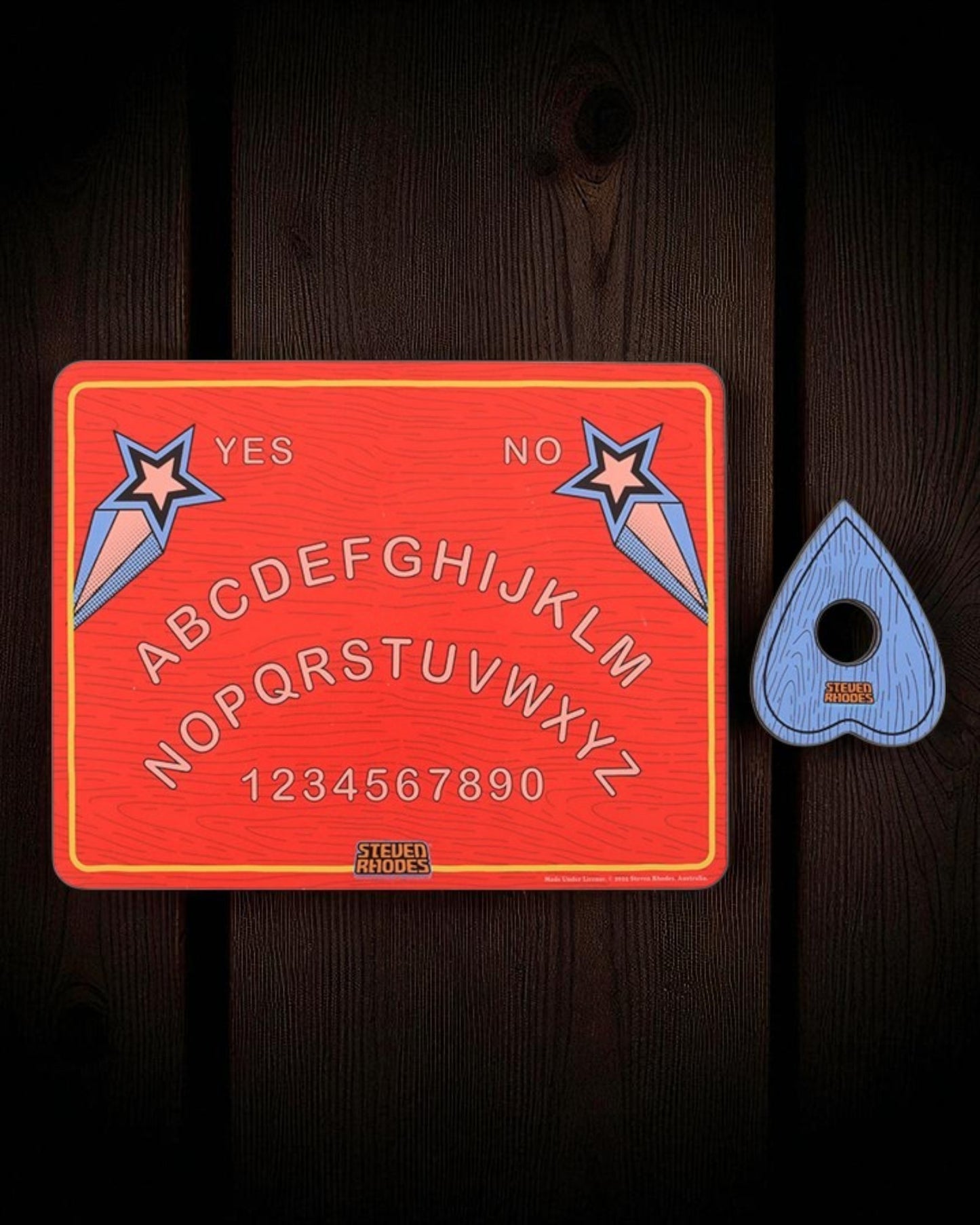 Steven Rhodes Lets Talk To Ghosts Spirit Ouija Board Alternative Pagan Witchy Gift Humour