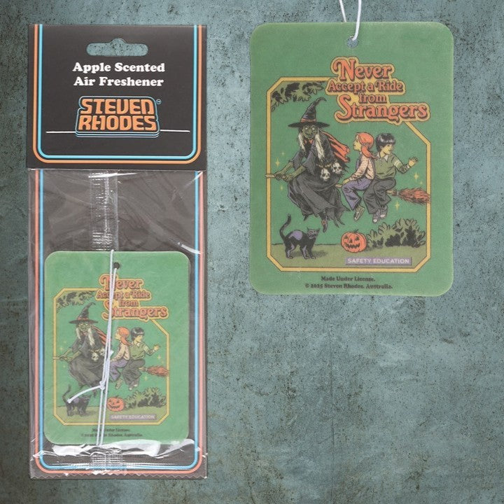 Steven Rhodes Design Air Freshener Dark Humour Funny Retro Gift Alternative Car Home Decor Fragrance