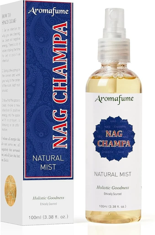 Aromafume Nag Champa Holistic Natural Spray Mist - 100ml Eco & Cruelty Free