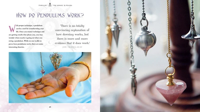 Pendulums for Guidance & Healing hardback Book by Maggie & Nigel Percy