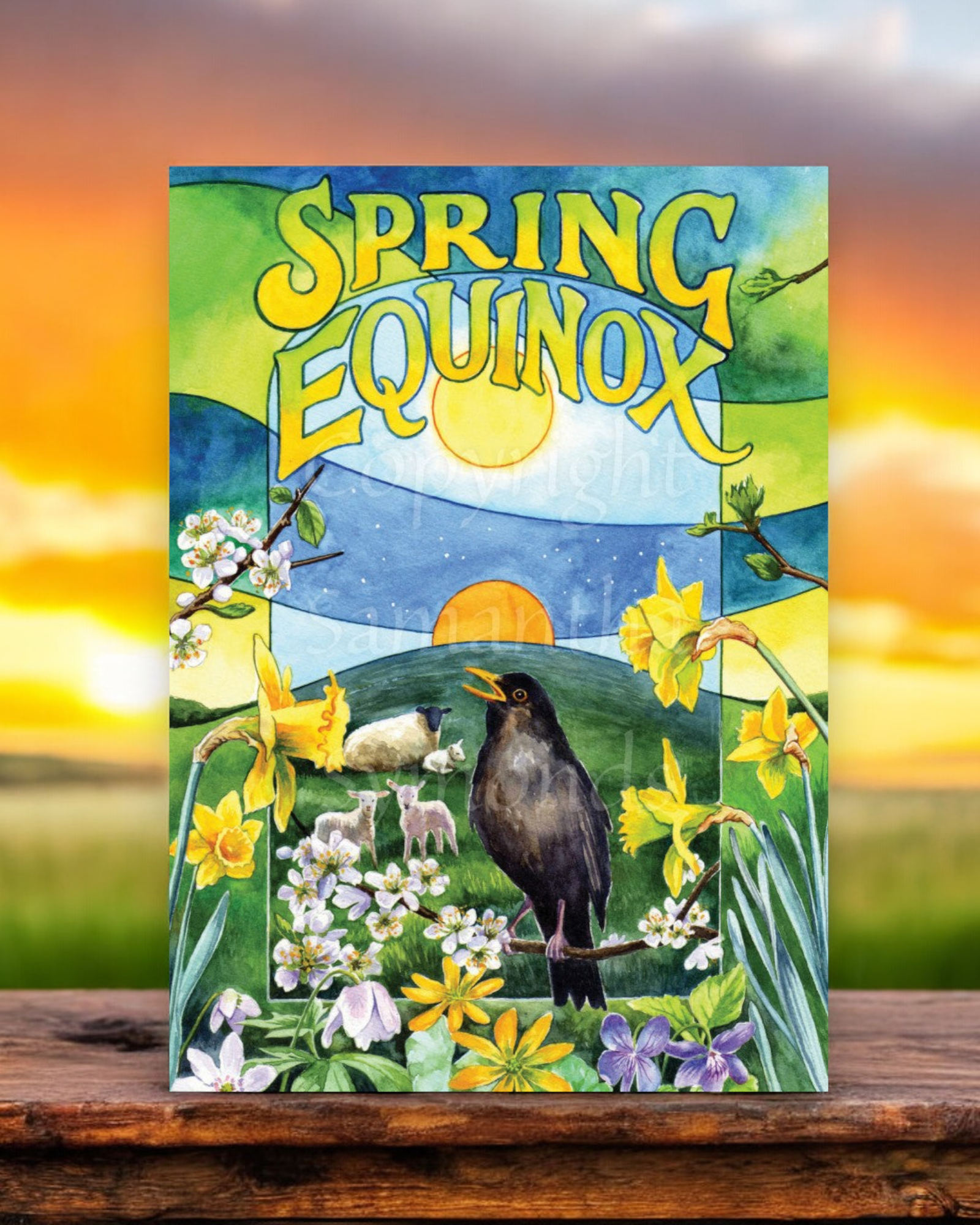 Spring Equinox Deviantart Spring Equinox Fantasy Art Greeting Card by Samantha Symonds ...