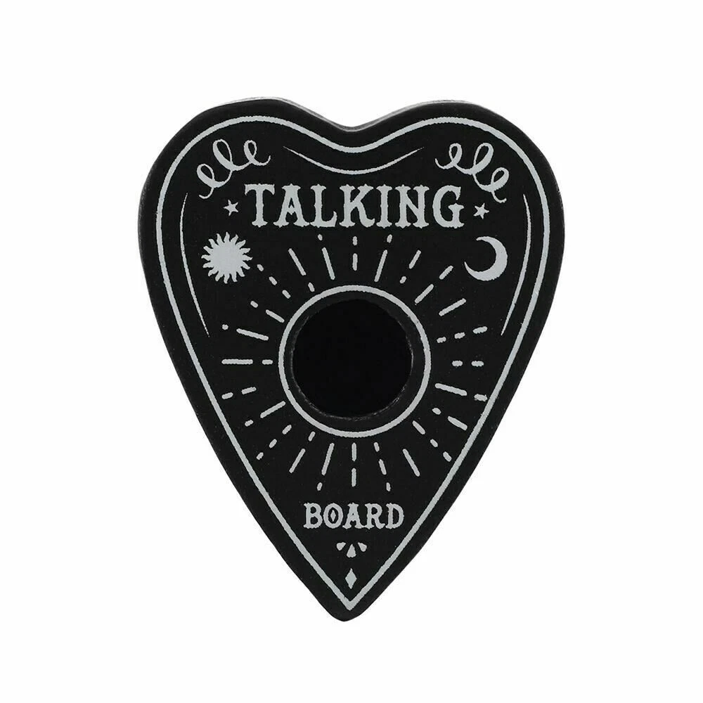 Painted Talking Spirit Ouija Board Mini Spell Candle Holder, Witches, Gothic, Pagan
