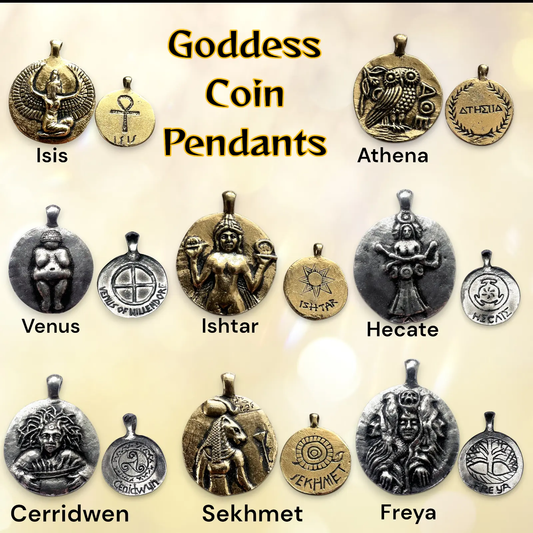 Goddess Coin Pendants