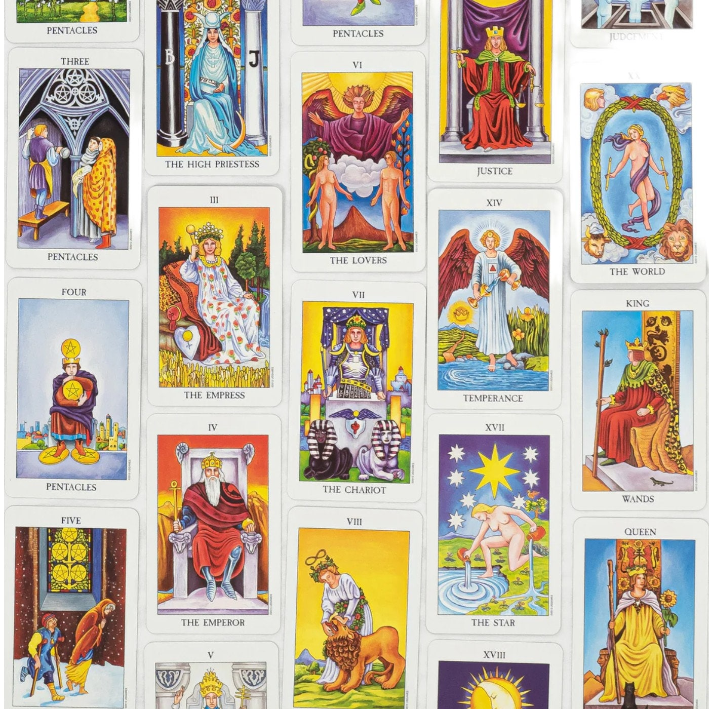 Radiant Rider-Waite Tarot Cards and Booklet