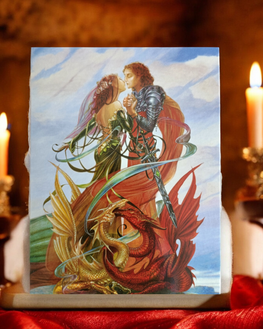 Dragon Handfasting Art Card by Briar