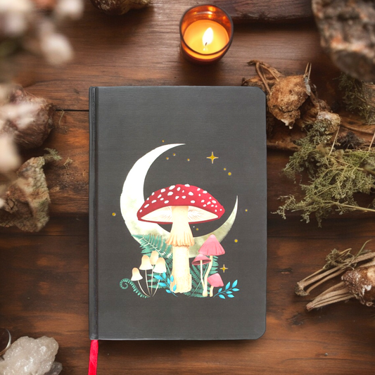 Forest Mushroom A5 Hardback Notebook