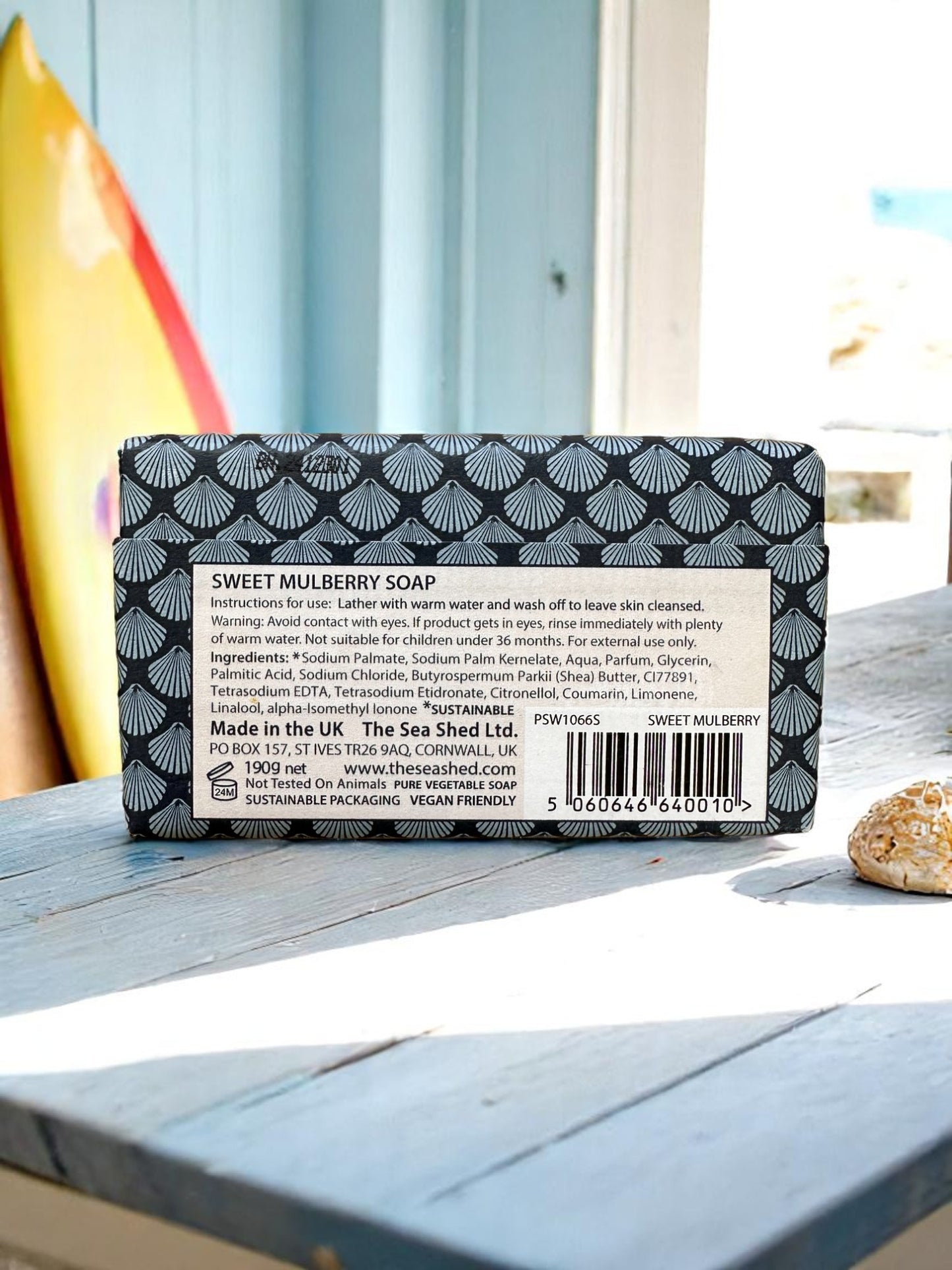The Sea Shed Cornwall Soap St Ives Plastic Free 190g