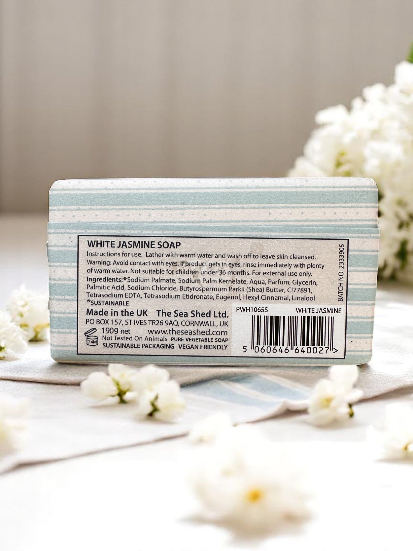 The Sea Shed Cornwall Soap St Ives Plastic Free 190g