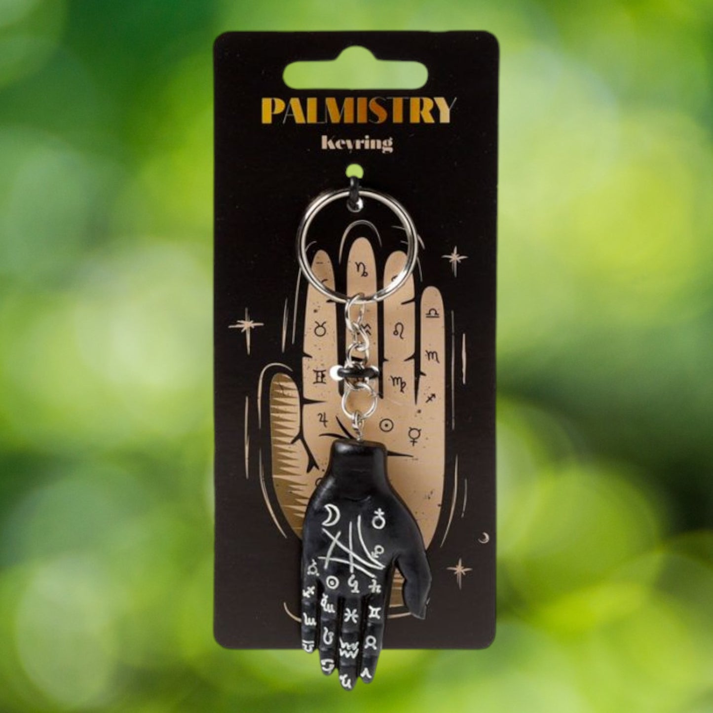 Palmistry hand keyring - Fatima hand / Palm reading gift