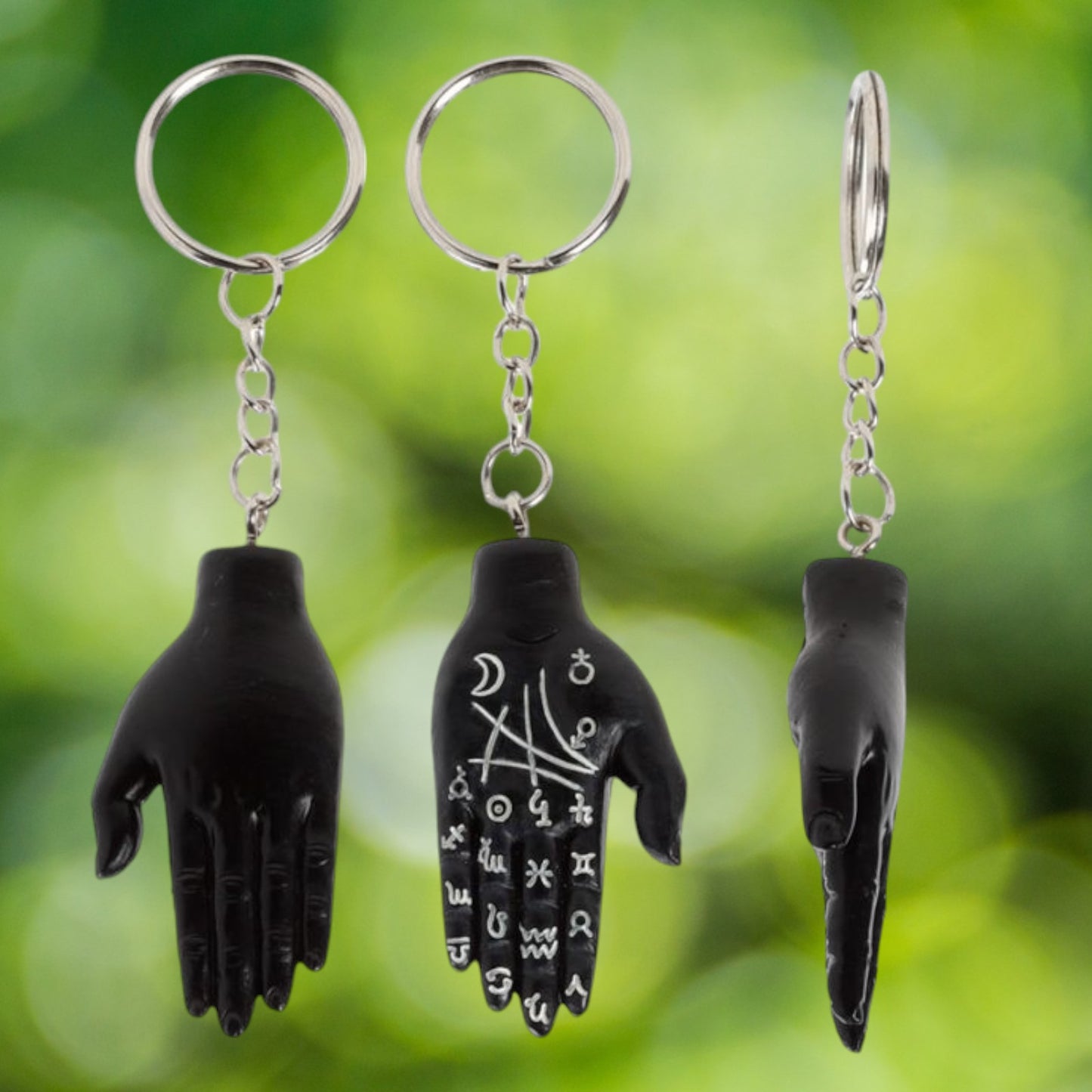 Palmistry hand keyring - Fatima hand / Palm reading gift