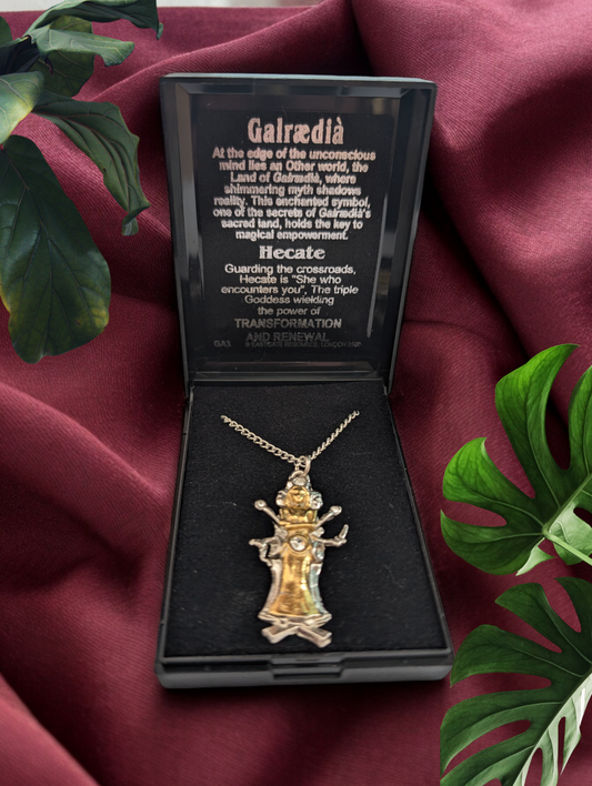 Hecate Pendant Gift Boxed Galraedia Transformation & Renewal