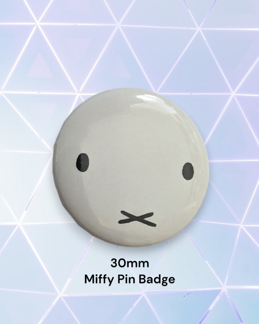 Miffy Bunny Button Badge 30mm