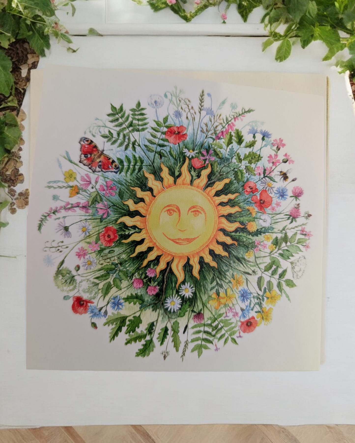 Fantasy Art Greeting Cards Green Man Avalon Summer Solstice Morrighan