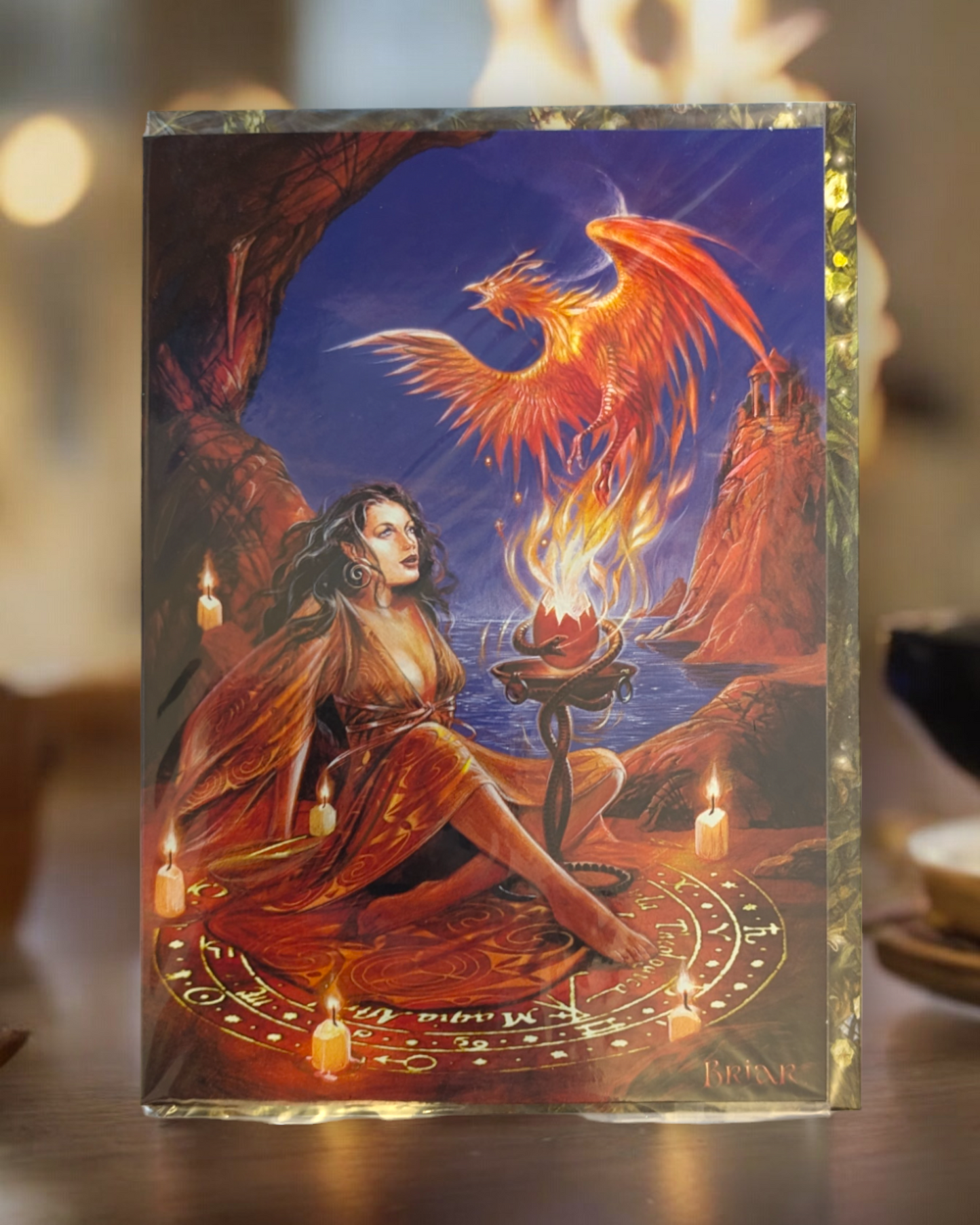 Briar Fantasy Art Female Art Greeting Cards