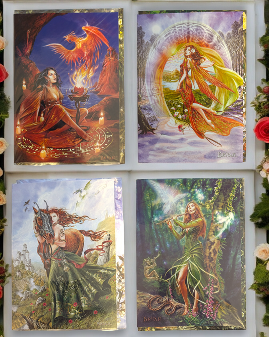 Briar Fantasy Art Female Art Greeting Cards