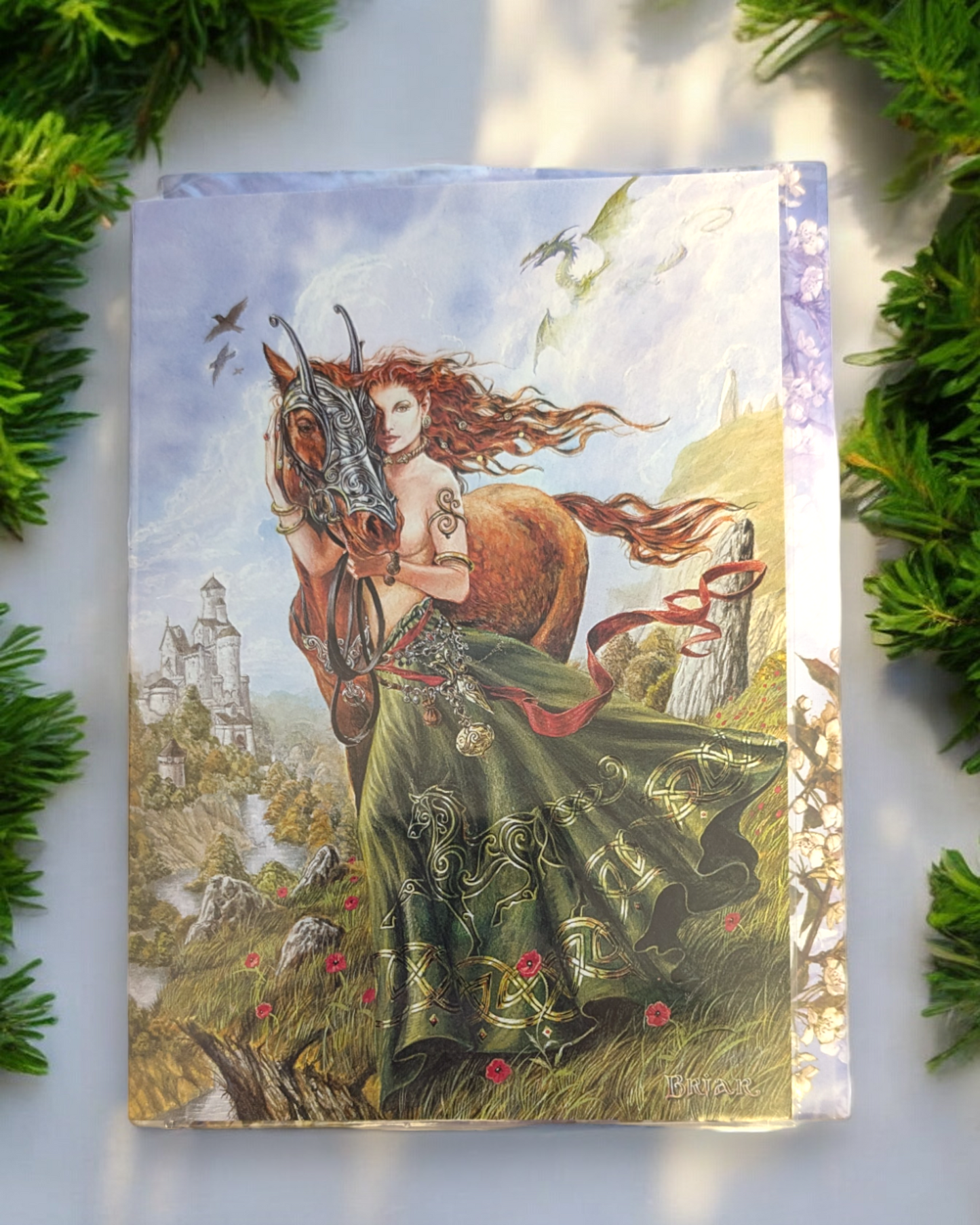 Briar Fantasy Art Female Art Greeting Cards