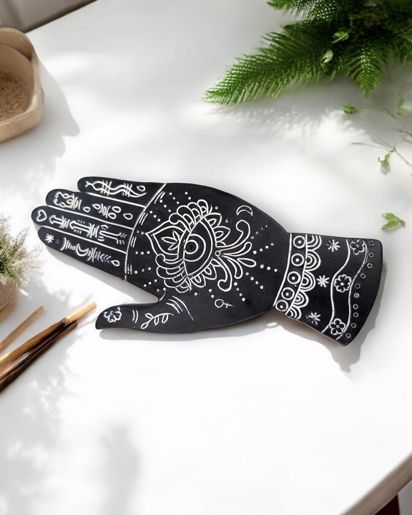 Hamsa Hand of God Incense Holder 20cm