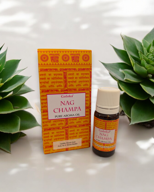 Goloka Nag Champa Pure Aroma Oil 10ml