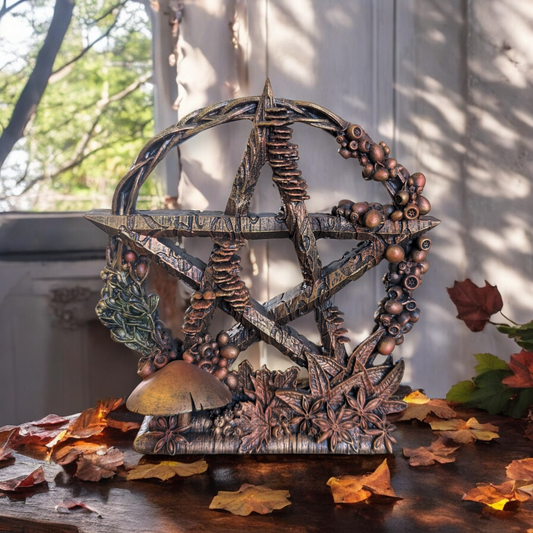 Season of the Pentagram Mabon Autumn Equinox Ornament