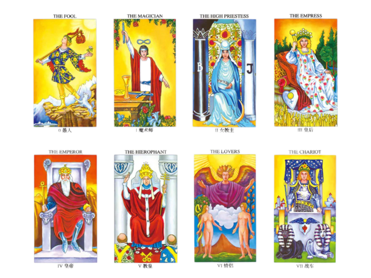 Radiant Rider-Waite Tarot Cards and Booklet