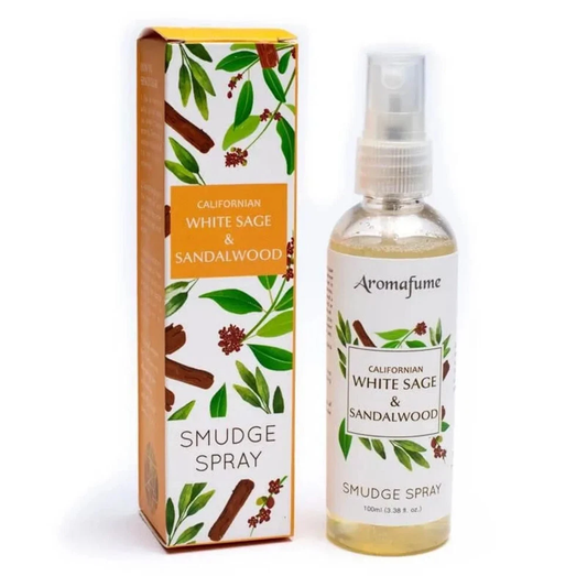 Aromafume White Sage & Sandalwood Holisitic Smudge Spray - 100ml Sweet Woody