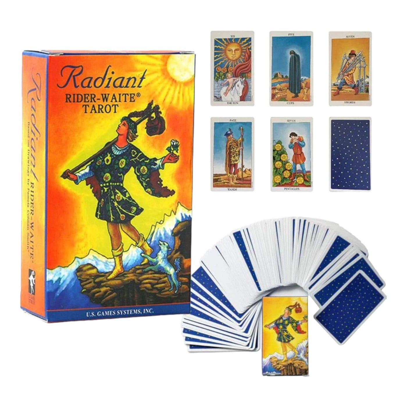 Radiant Rider-Waite Tarot Cards and Booklet