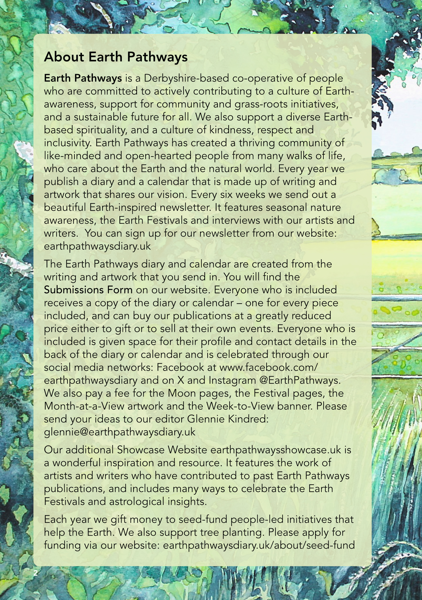 Earth Pathways 2027 Spiral Bound Diary A5