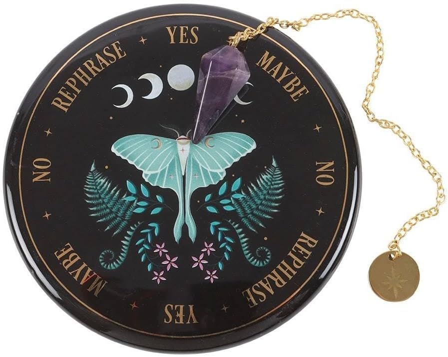 Dark Forest Luna moth pendulum kit
