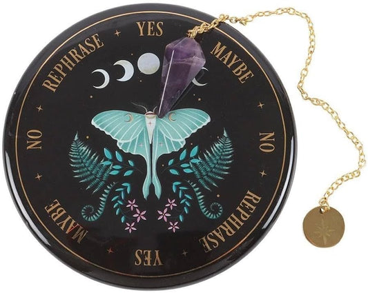 Dark Forest Luna moth pendulum kit
