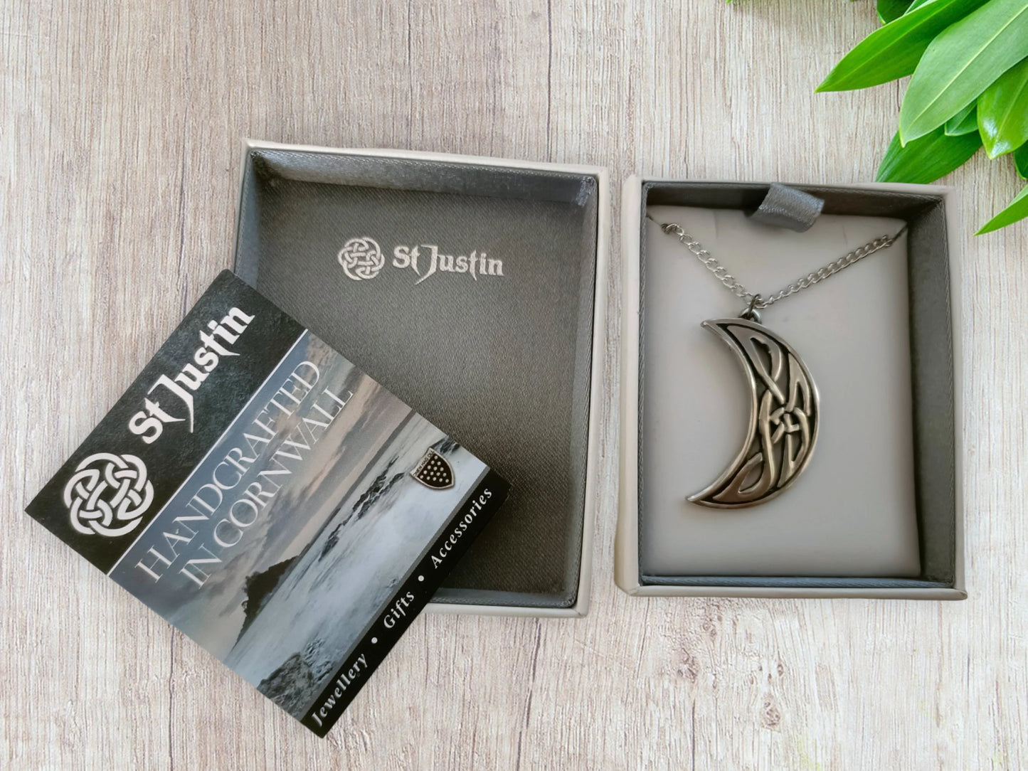 St Justin Pewter Celtic Cornish Pendants/ Necklaces