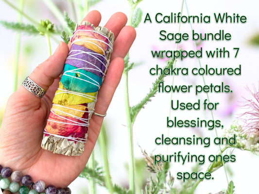 California White Sage Chakra Smudge Cleansing stick