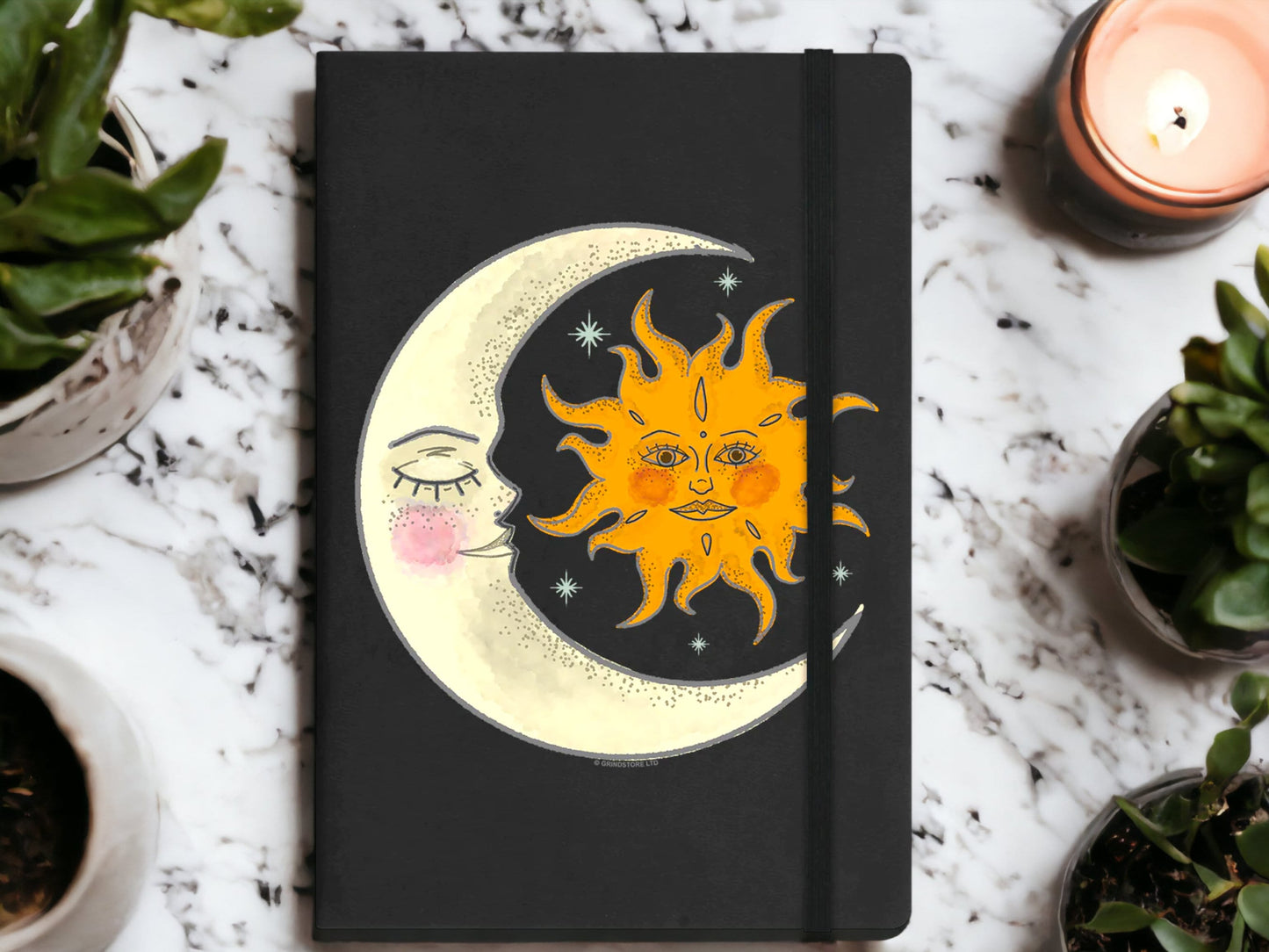 Ethereal Night and Day A5 Hardback Notebook