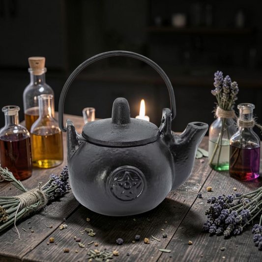 Small Cast Iron Ritual Teapot