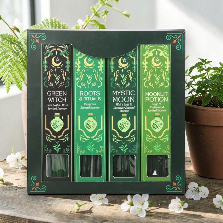 Green Witch Incense Gift Set of 4