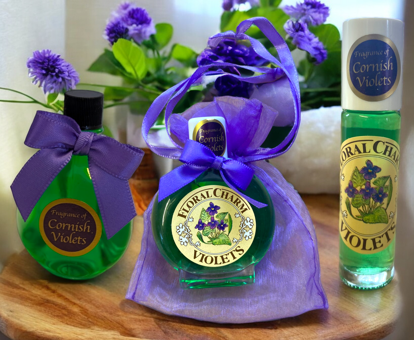 Traditional Cornish Violets Perfume - Floral Charm - 10ml 15ml 30ml