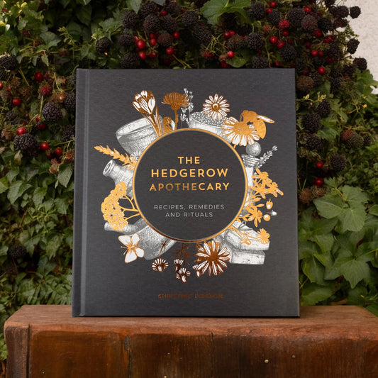 The Hedgerow Apothecary hardback book by Christine Iverson.