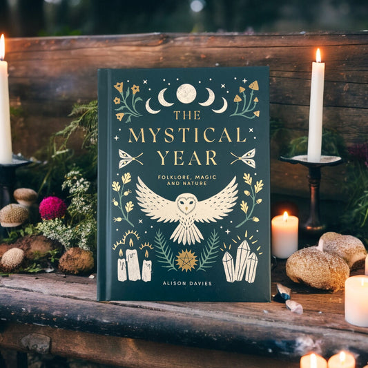 The Mystical Year - Folklore, Magic and Nature hardback book by Alison Davies.