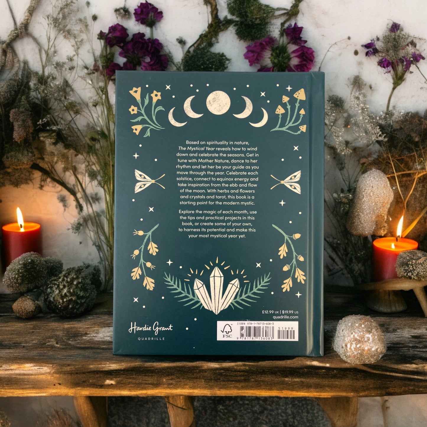 The Mystical Year - Folklore, Magic and Nature hardback book by Alison Davies.