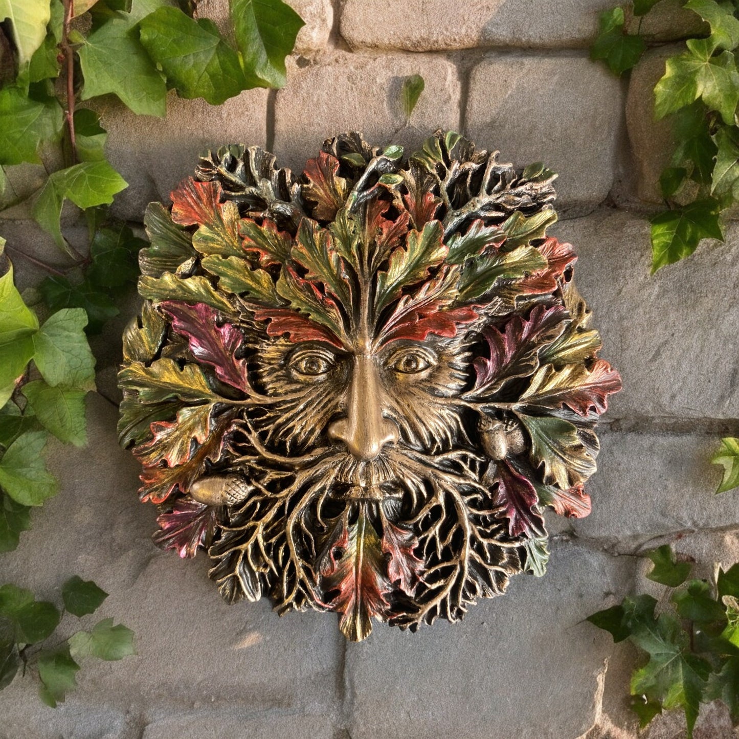 Quercus Greenman Garden or home wall plaque