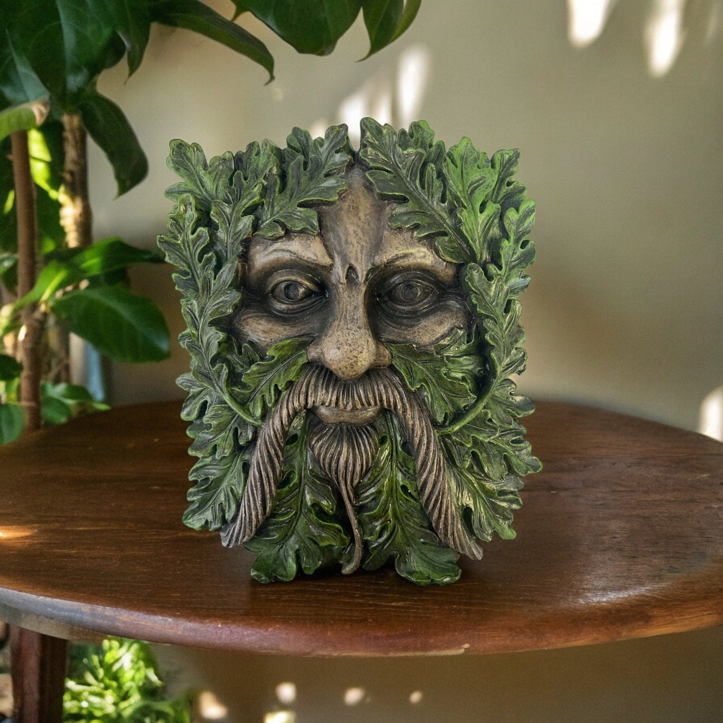 Albus Greenman wall plaque for garden or home.