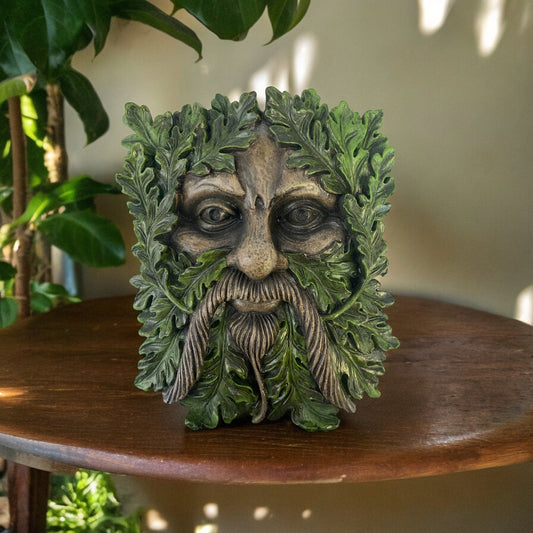 Albus Greenman wall plaque for garden or home.